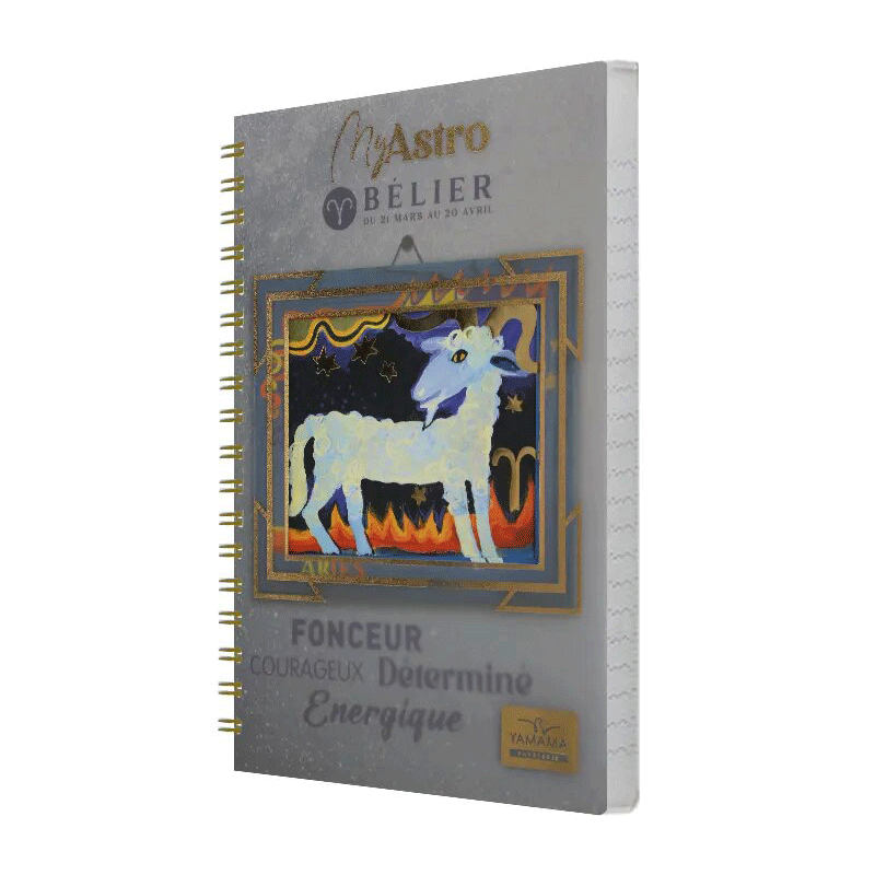 Cahier WIRO YAMAMA HOROSCOPE Bélier 200 Pages 80 Gr 