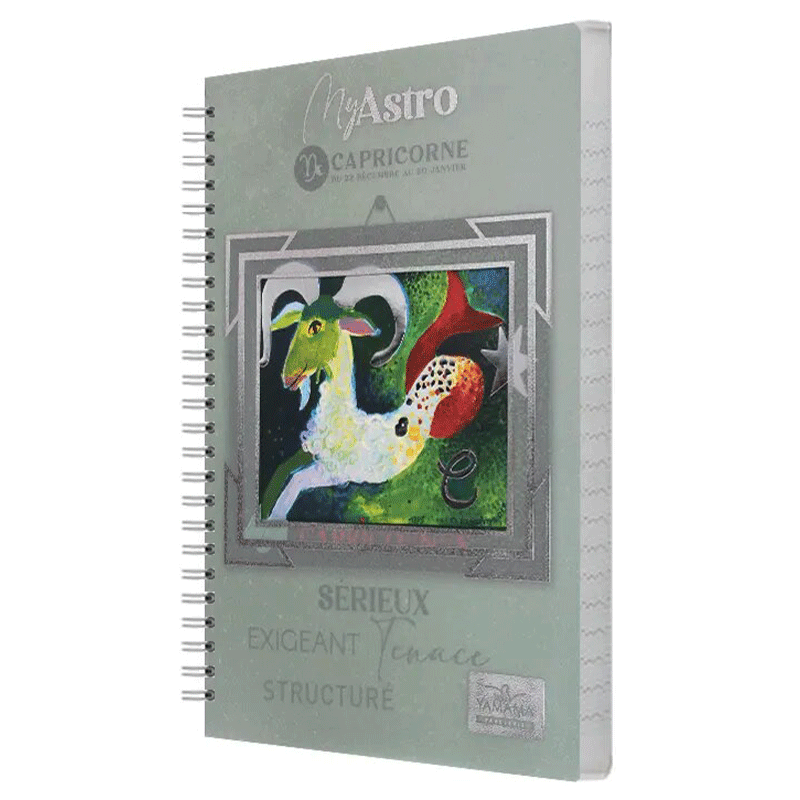 Cahier WIRO YAMAMA  HOROSCOPE Capricorne Séyès 300 Pages