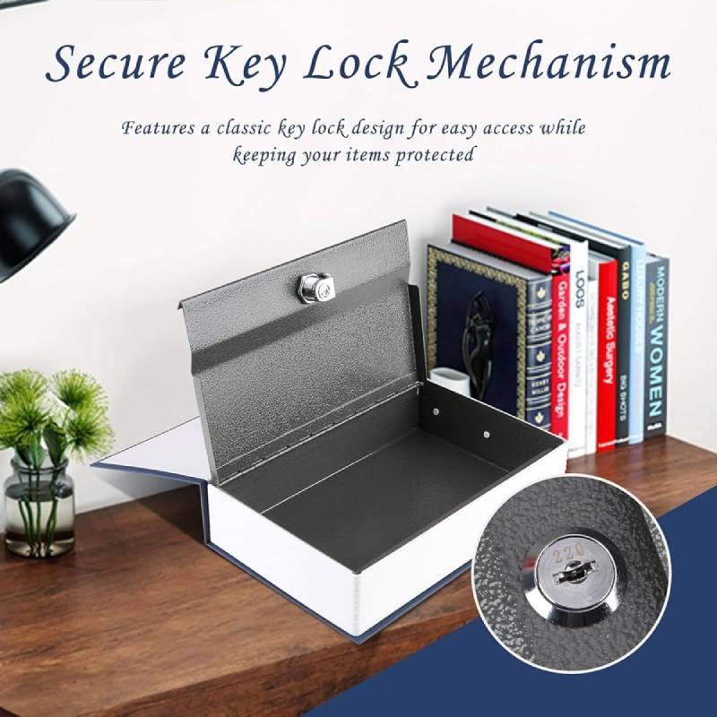 Caisse Home Safe 265 x 200 x 65mm Bleu - Image 3