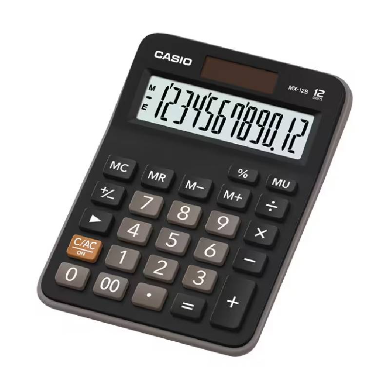 Calculatrice CASIO Simple 12 Chiffres - Noir