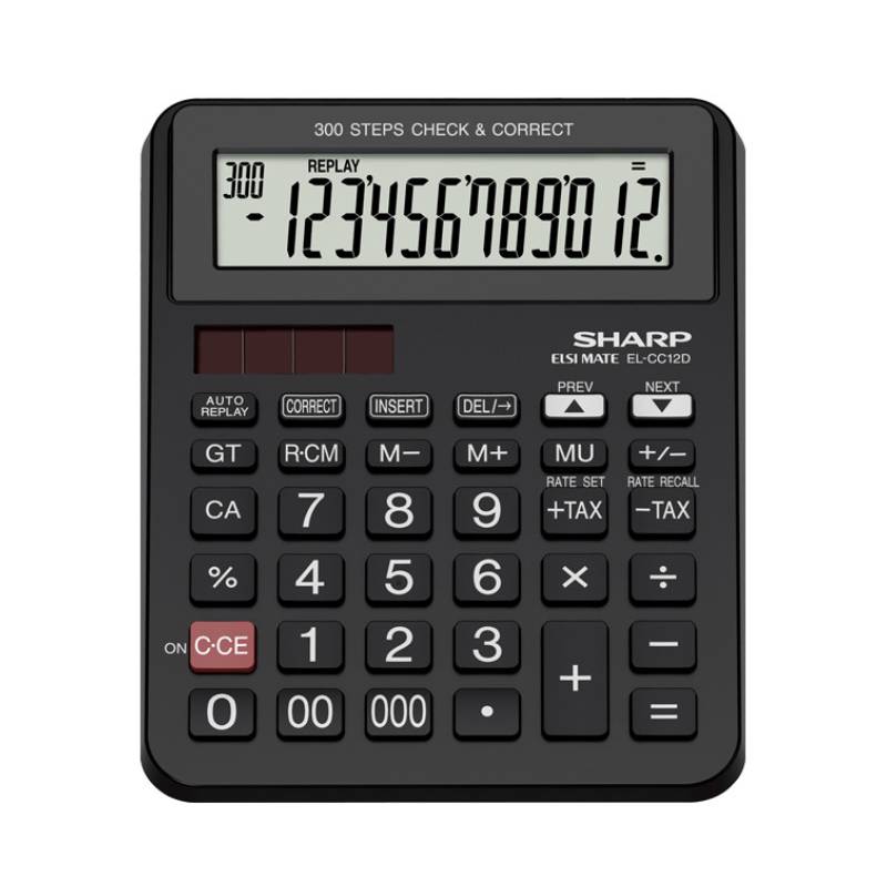 Calculatrice de bureau SHARP EL-CC12D