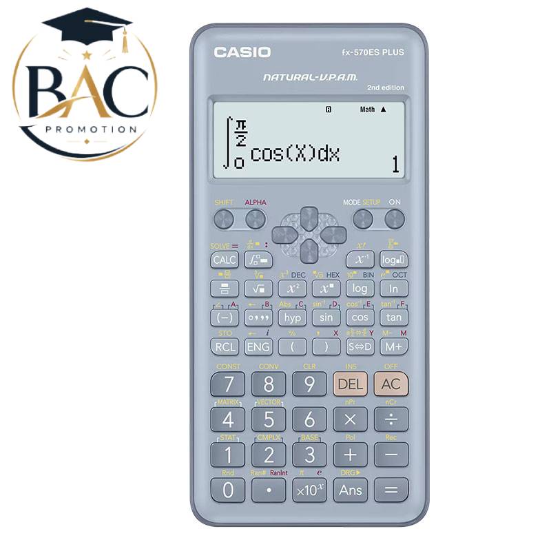 Calculatrice Scientifique CASIO Fx-570ES PLUS-2 - Bleu