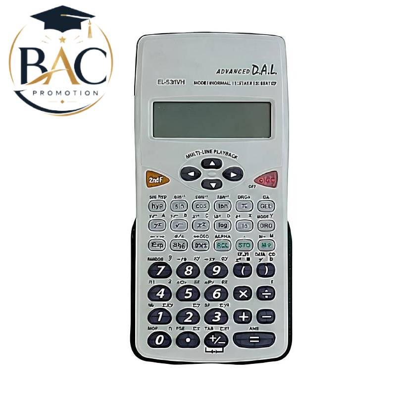 Calculatrice Scientifique D.A.L EL-531VH Noir