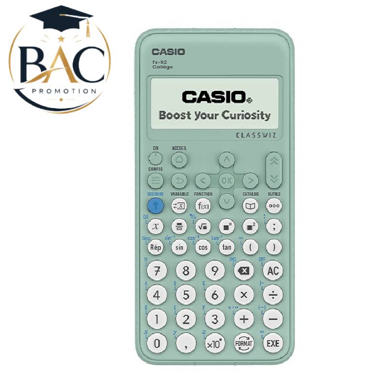 Calculatrice Scientifique De Poche CASIO Spécial Collége FX-92+ - (FX-92COLLEGE), Photo boutique MyTek chez MyTek