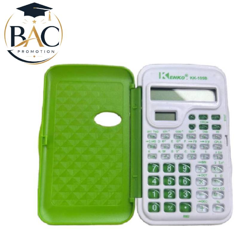 Calculatrice Scientifique KENKO KK-105B - verte