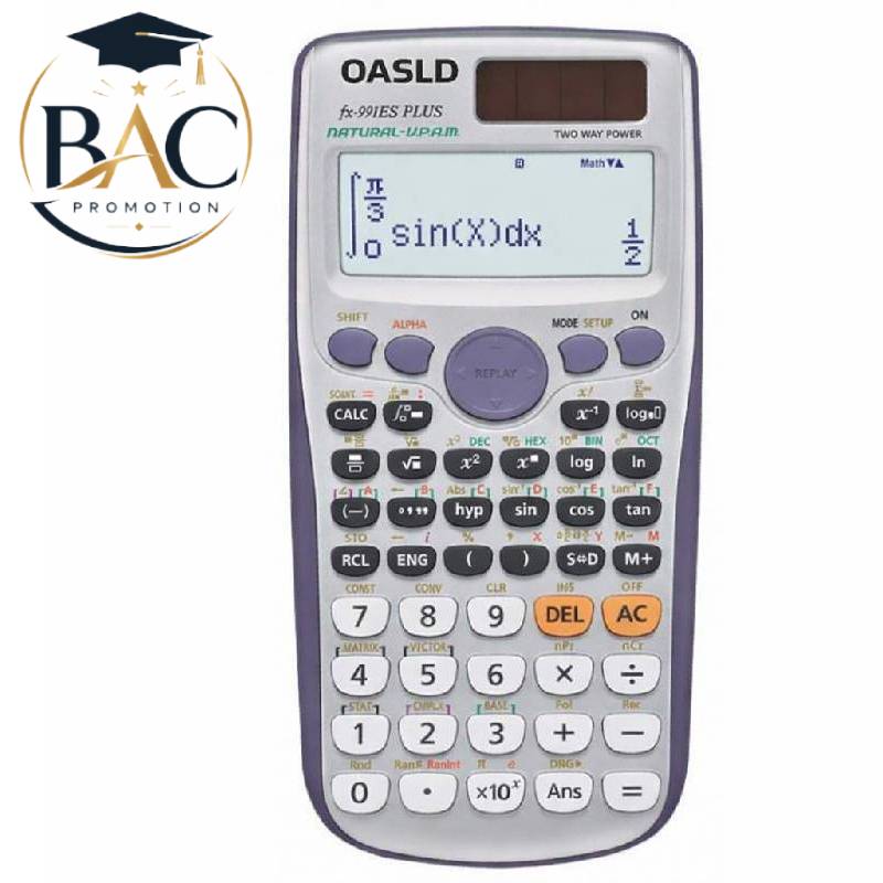 Calculatrice Scientifique OASLD FX-991ES PLUS - bleu