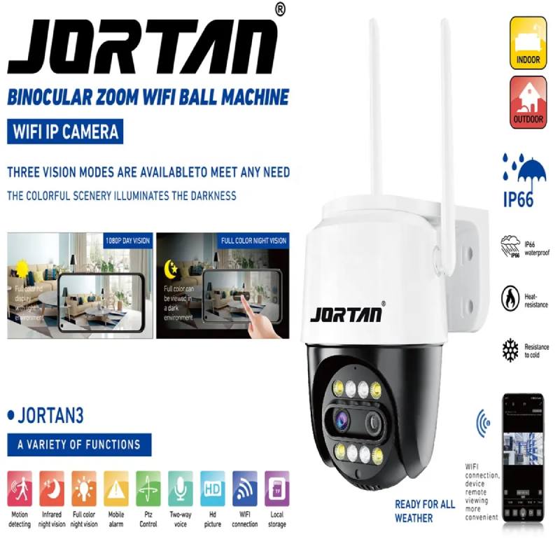 Caméra de Surveillance sans fil à double objectif 3MP(JORTAN3) - Image 4