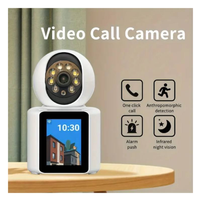 caméra de surveillance  Sans fil Avec Appels vidéo et Ecran  - Blanc  - Image 4