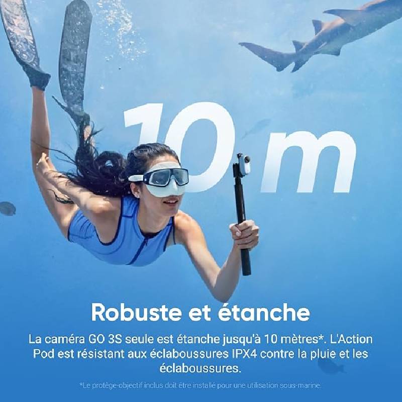Caméra d’action Insta360 GO 3S Ultra-Compacte Vidéo 4K - Noir - Image 7