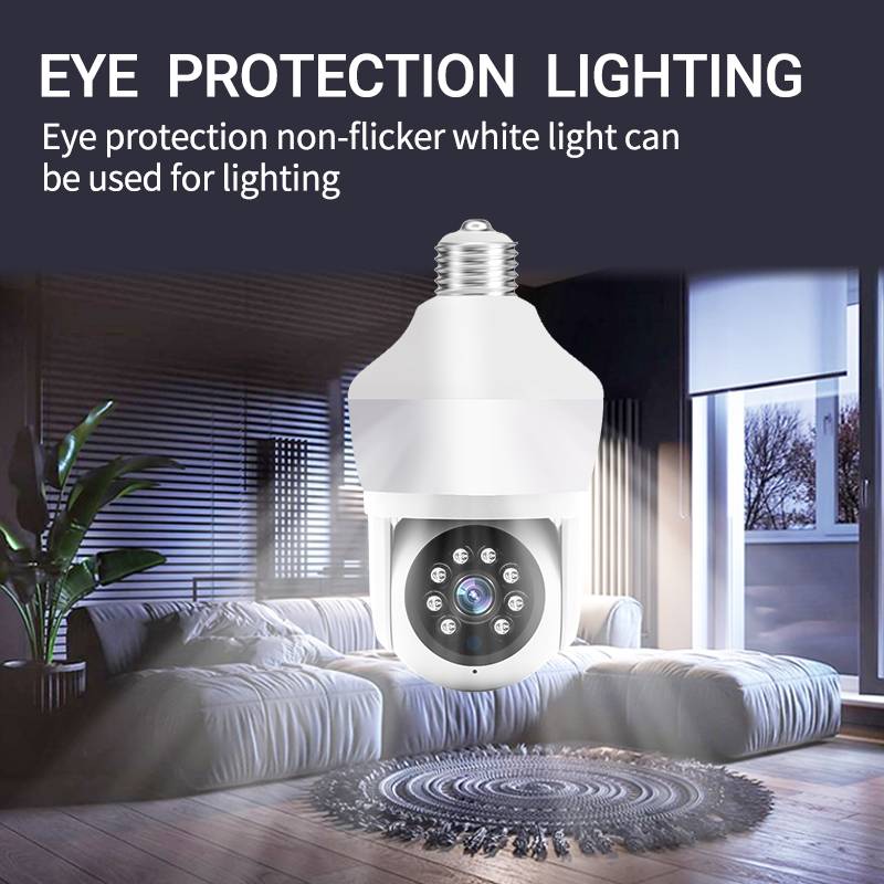 Caméra de Surveillance Intérieure D211 Ampoule 3MP SMART E27 - Image 5