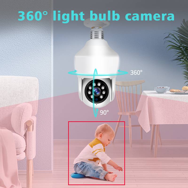 Caméra de Surveillance Intérieure D211 Ampoule 3MP SMART E27 - Image 4