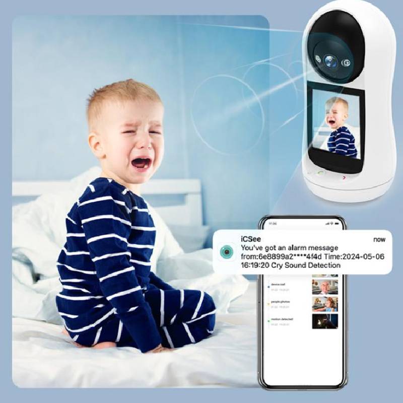Caméra de Surveillance Intérieure V5 WiFi Smart 5MP - Blanc - Image 4