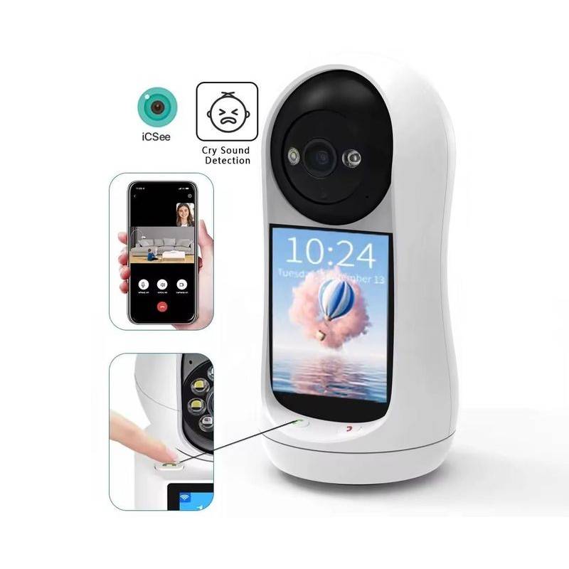 Caméra de Surveillance Intérieure V5 WiFi Smart 5MP - Blanc - Image 2