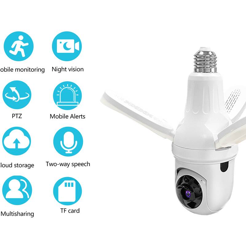 Caméra de Surveillance Interne V380 Q28-L Ampoule SMART 3MP - Image 3