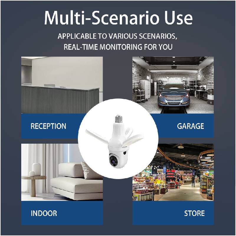 Caméra de Surveillance Interne V380 Q28-L Ampoule SMART 3MP - Image 5