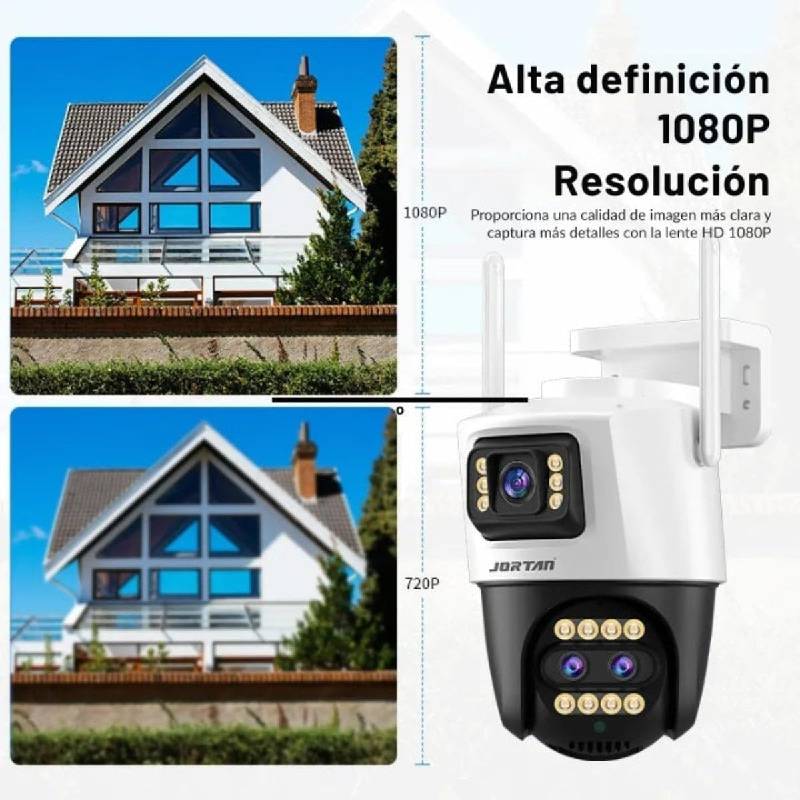 Caméra de Surveillance JORTAN JT-8698QJ Avec Triple Objectif - Image 3
