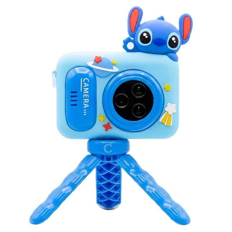 Caméra Enfant 999-3C avec Écran LCD et Trépied - Stitch