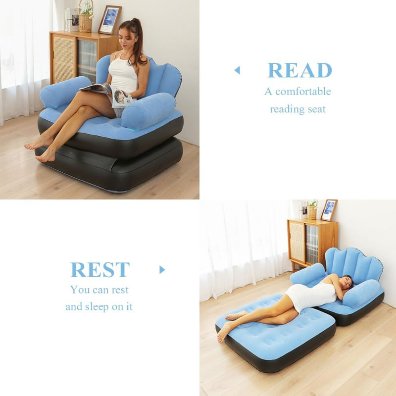 Canapé gonflable Sit or Lie down - Bleu - Image 3
