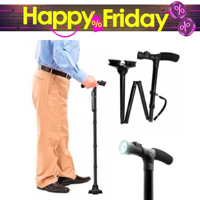 Canne De Marche TRUSTY CANE Pliable Avec Lumière LED, Photo boutique MyTek chez MyTek