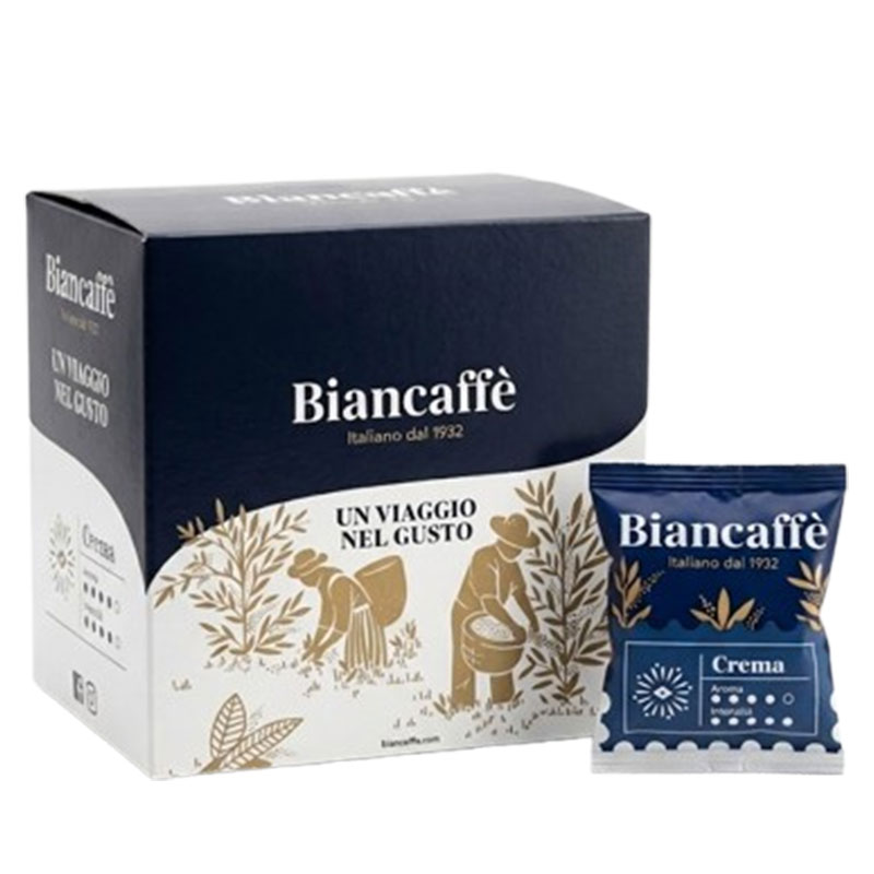 Paquet De 100 Capsules BIANCAFFE Compatible avec NESPRESSO