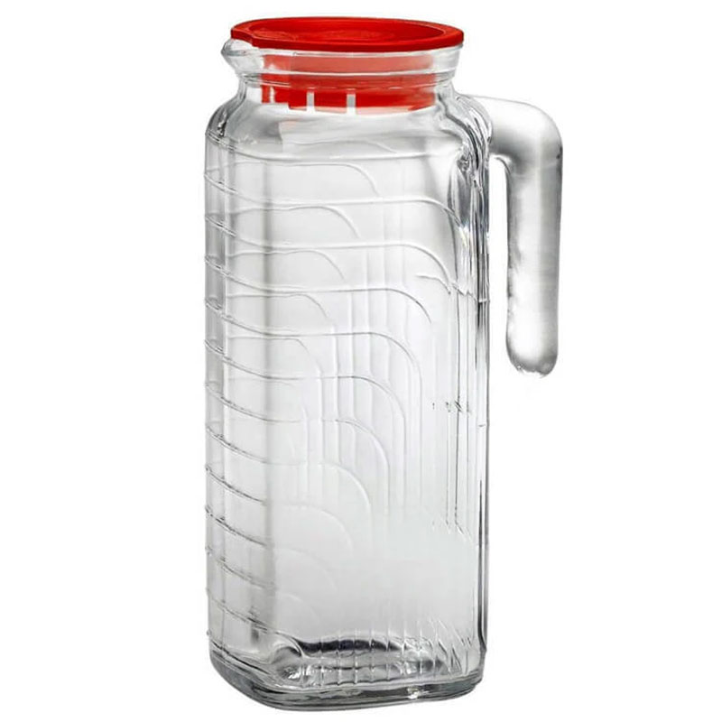 Carafe BORMIOLI ROCCO Gelo 1.2L - Rouge