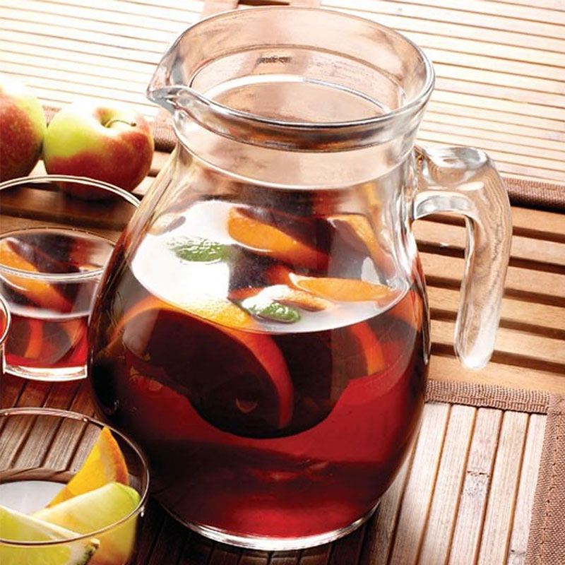 Carafe BORMIOLI ROCCO Sangria 1.5L Avec Bouchon Rouge - Image 2