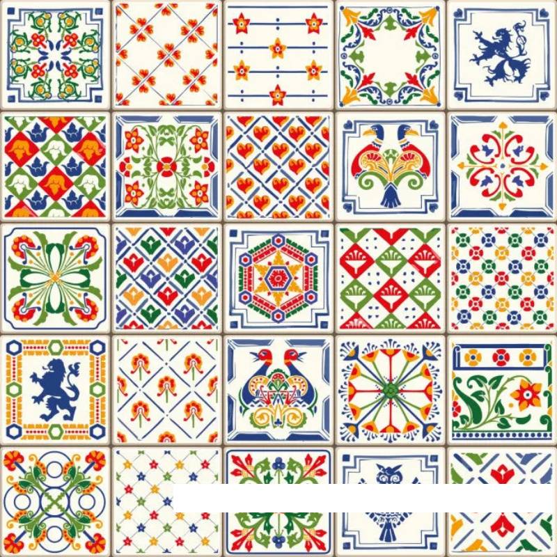 Carreaux Boss Tape 700002 En PVC 30 x 30 cm - Floral