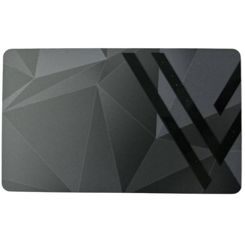 Carte De Visite VCARD Digitale Designe Motif Sans Contact - Noir&Gris