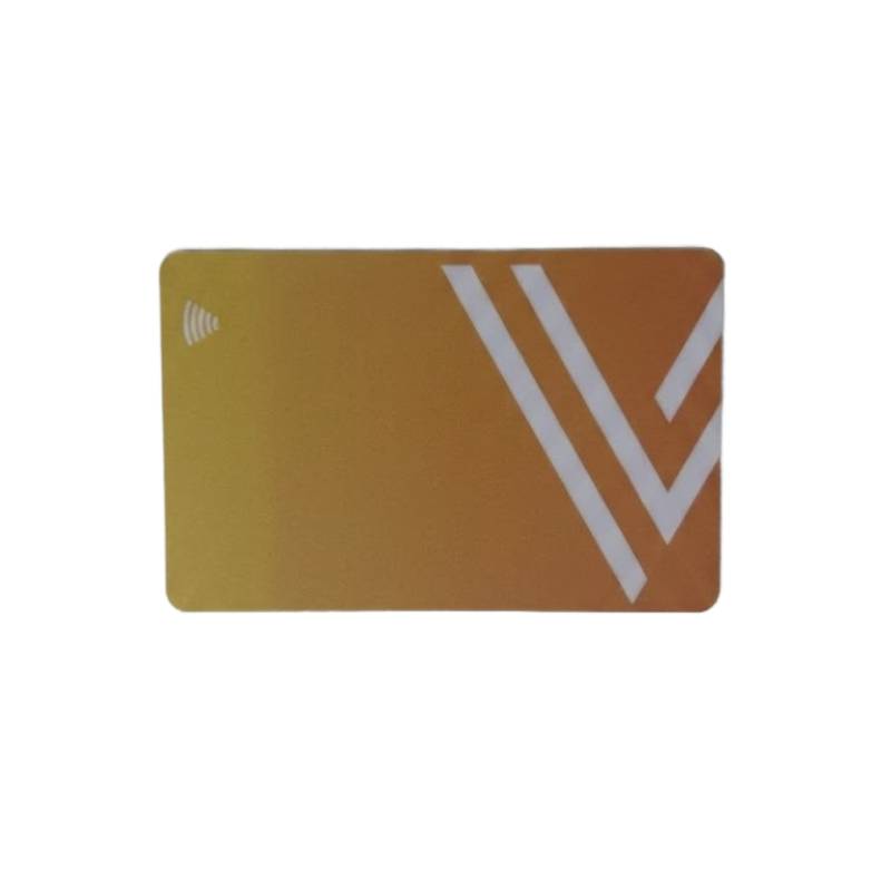 Carte De Visite VCARD Digitale Designe V Sans Contact - Jaune & Orange