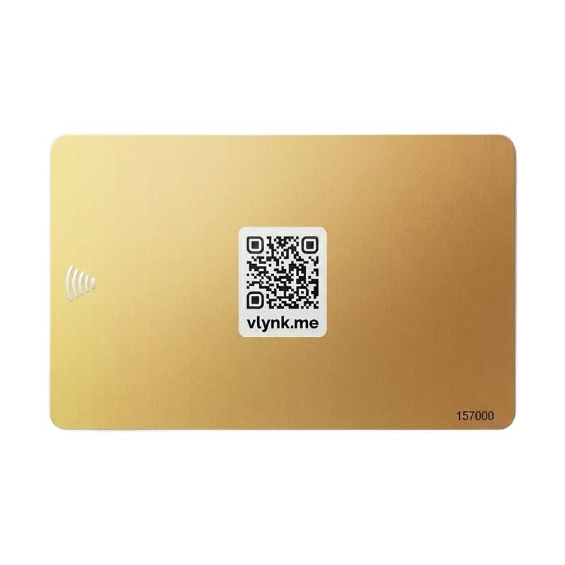 Carte De Visite VCARD Digitale Designe V Sans Contact - Jaune & Orange    - Image 2