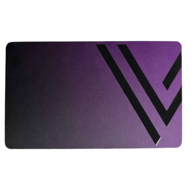 Carte De Visite VCARD Digitale Designe V Sans Contact - Mauve