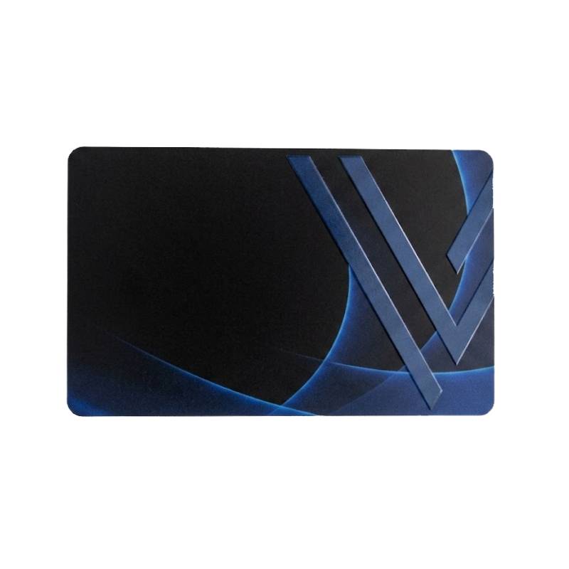 Carte De Visite VCARD Digitale Designe V Sans Contact - Noir