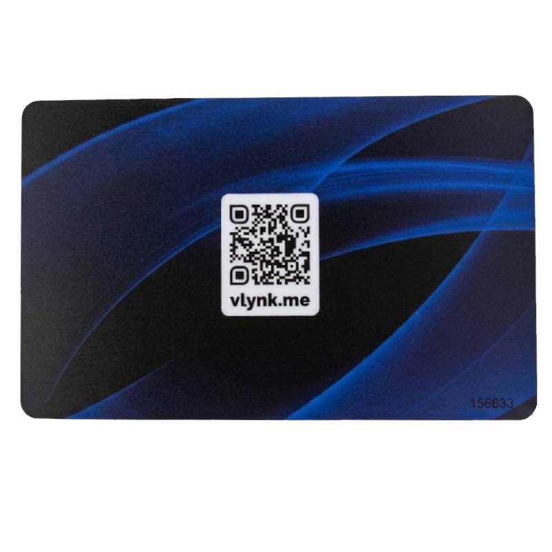 Carte De Visite VCARD Digitale Designe V Sans Contact - Noir - Image 2