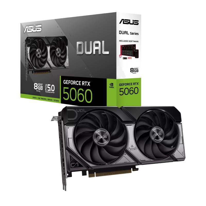 Carte Graphique ASUS Dual GeForce RTX 5060 8Go GDDR7, Photo boutique MyTek chez MyTek