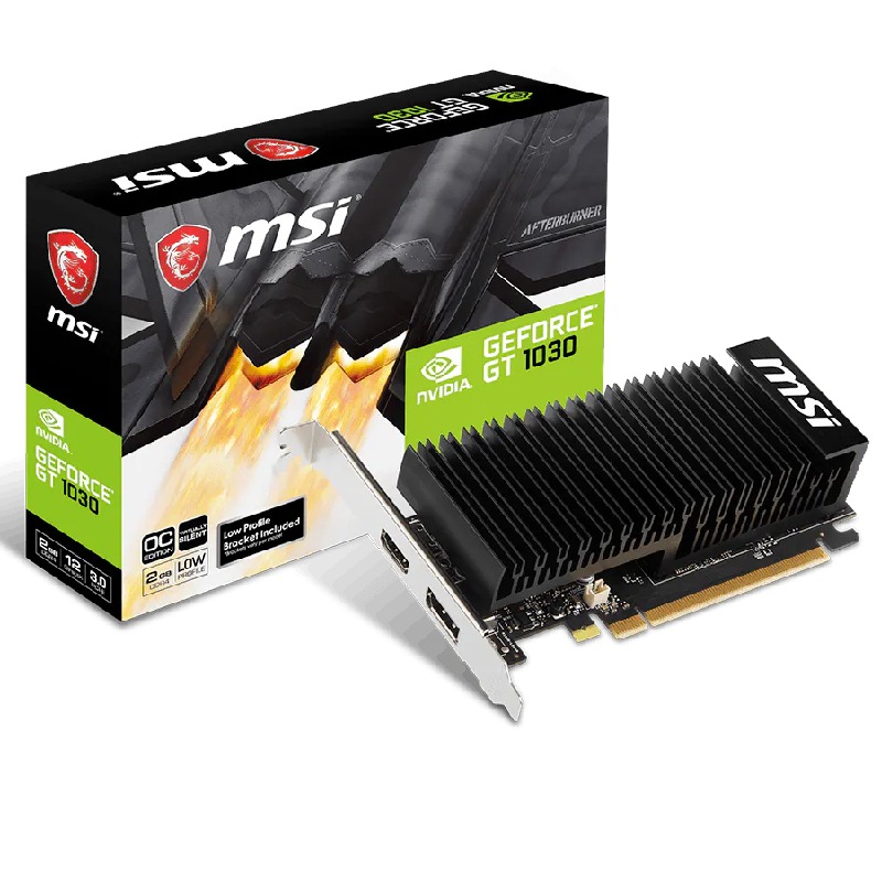 Carte Graphique MSI GeForce GT 1030 2GHD4 LP OC