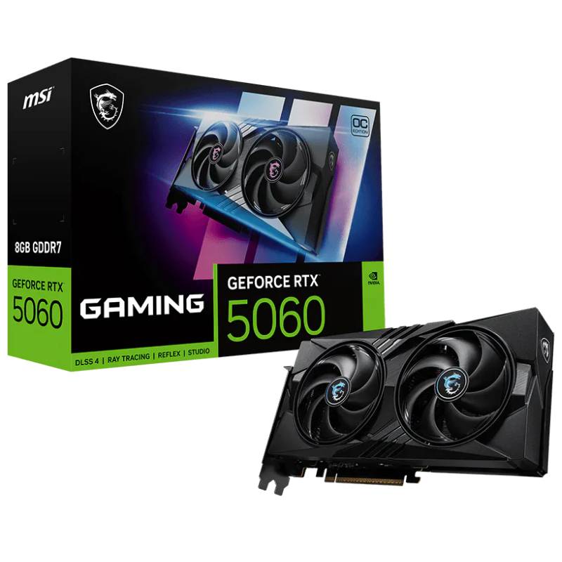 Carte Graphique MSI GeForce RTX 5060 8G GAMING OC, Photo boutique MyTek chez MyTek