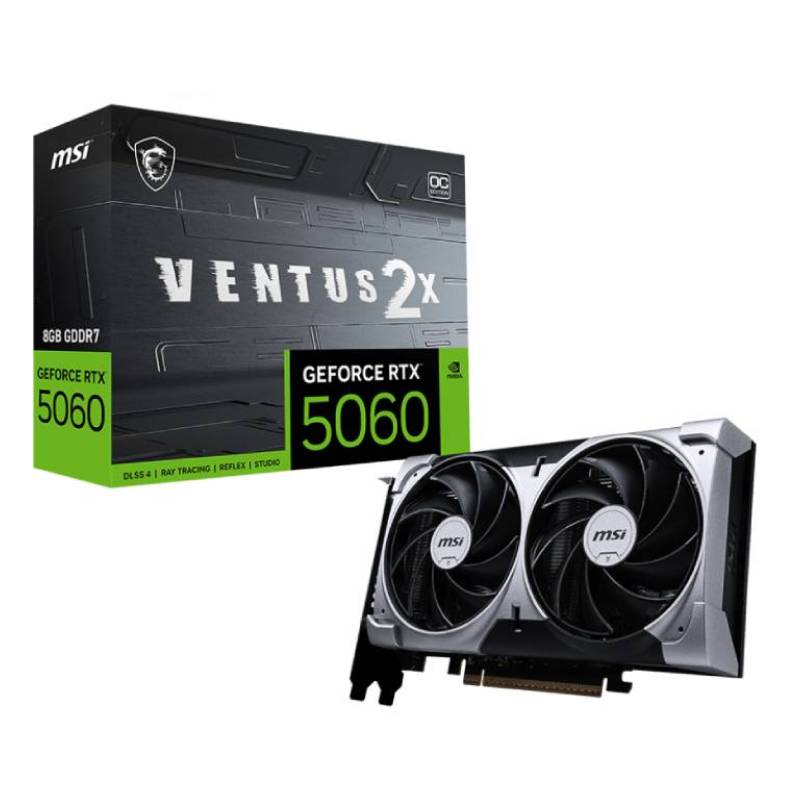 Carte Graphique MSI GeForce RTX 5060 8G VENTUS 2X OC