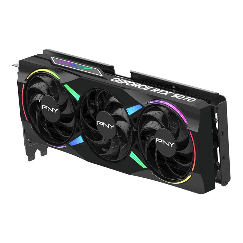 Carte Graphique PNY GeForce RTX 5070 12Go RGB OC Triple Fan  - Image 3