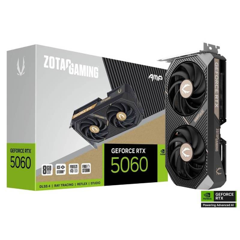 Zotac GAMING GeForce RTX 5060 AMP NVIDIA 8 Go GDDR7, Photo boutique MyTek chez MyTek
