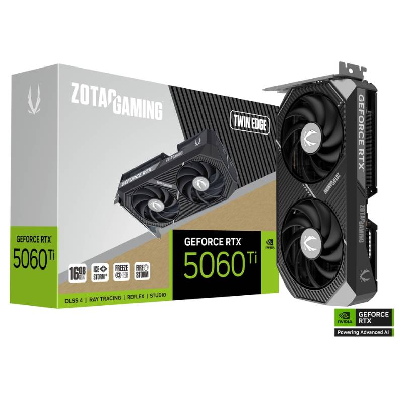 Carte Graphique ZOTAC GAMING GeForce RTX 5060 Ti 16 Go Twin Edge
