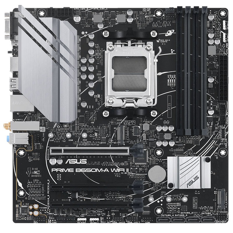 Carte Mère ASUS PRIME B650M-A WIFI II AM5 (90MB1EG0-M0EAY0) - Image 2