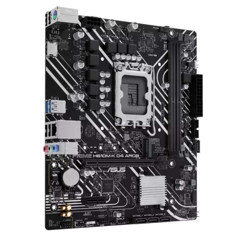 Carte Mère ASUS PRIME H610M-K D4 ARGB (90MB1HN0-M0EAY0) - Image 3