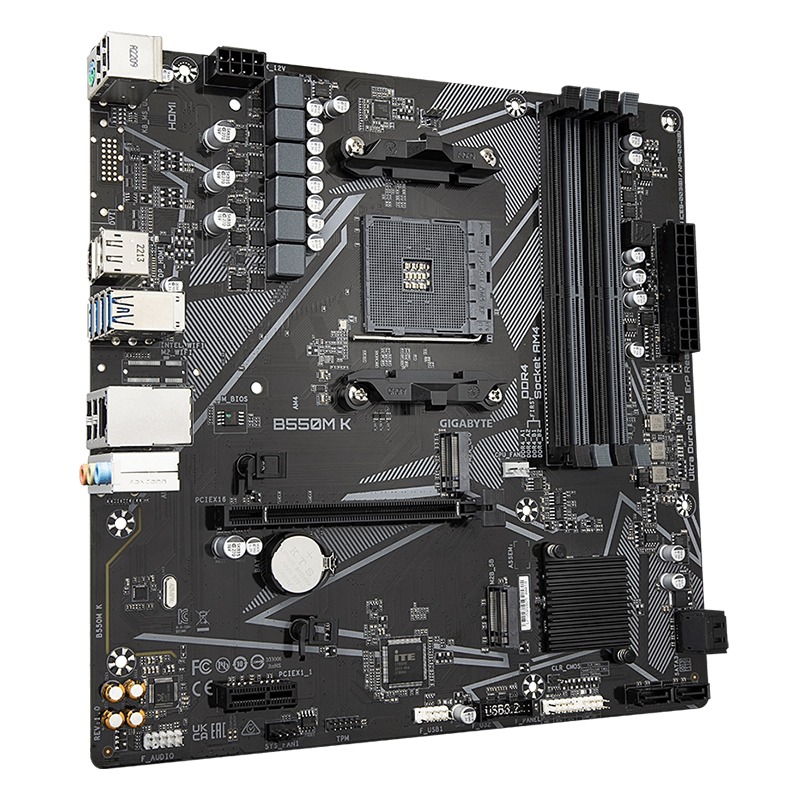 Carte Mère GIGABYTE B550M K (GBT-B550M-K) - Image 3