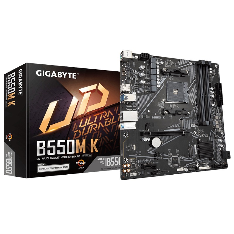 Carte Mère GIGABYTE B550M-K (GBT-MB-B550M-K), Photo boutique MyTek chez MyTek