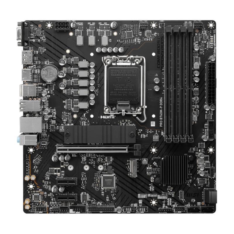 Carte Mère MSI PRO B760M-P DDR4 m-ATX (4711377030991) - Image 2