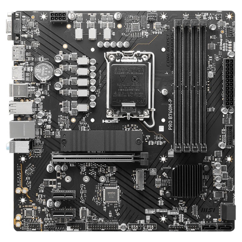 Carte Mère MSI PRO B760M-P DDR5 (911-7E02-030) - Image 2