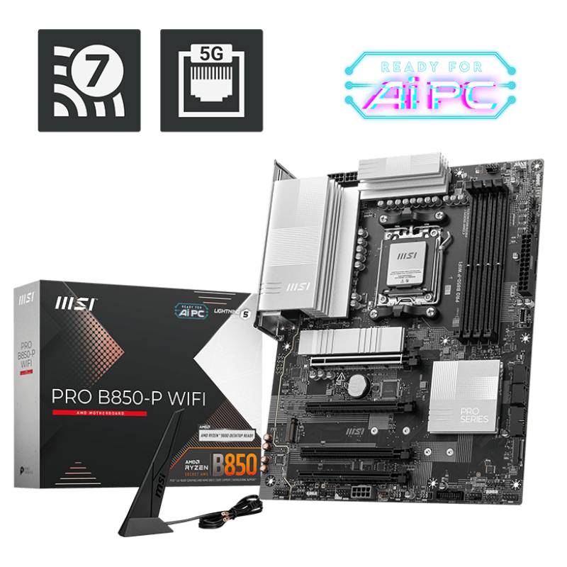 Carte Mère MSI PRO B850-P WIFI (911-7E56-008), Photo boutique MyTek chez MyTek