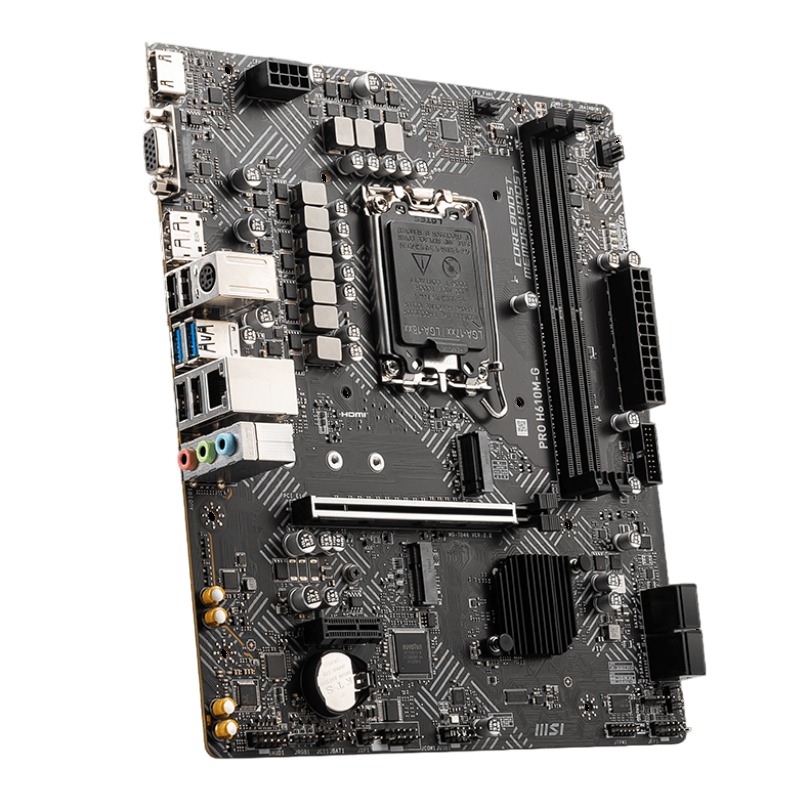 Carte Mère MSI PRO H610M-G DDR5 (911-7D46-225) - Image 4