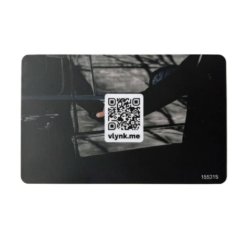 Carte Visite VCARD Digitale Designe Voiture Sans Contact - Gris&Noir - Image 2