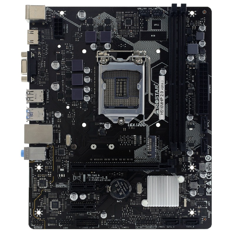 Carte Mère BIOSTAR H510M 2.0 Micro ATX Socket LGA 1200 - Image 2